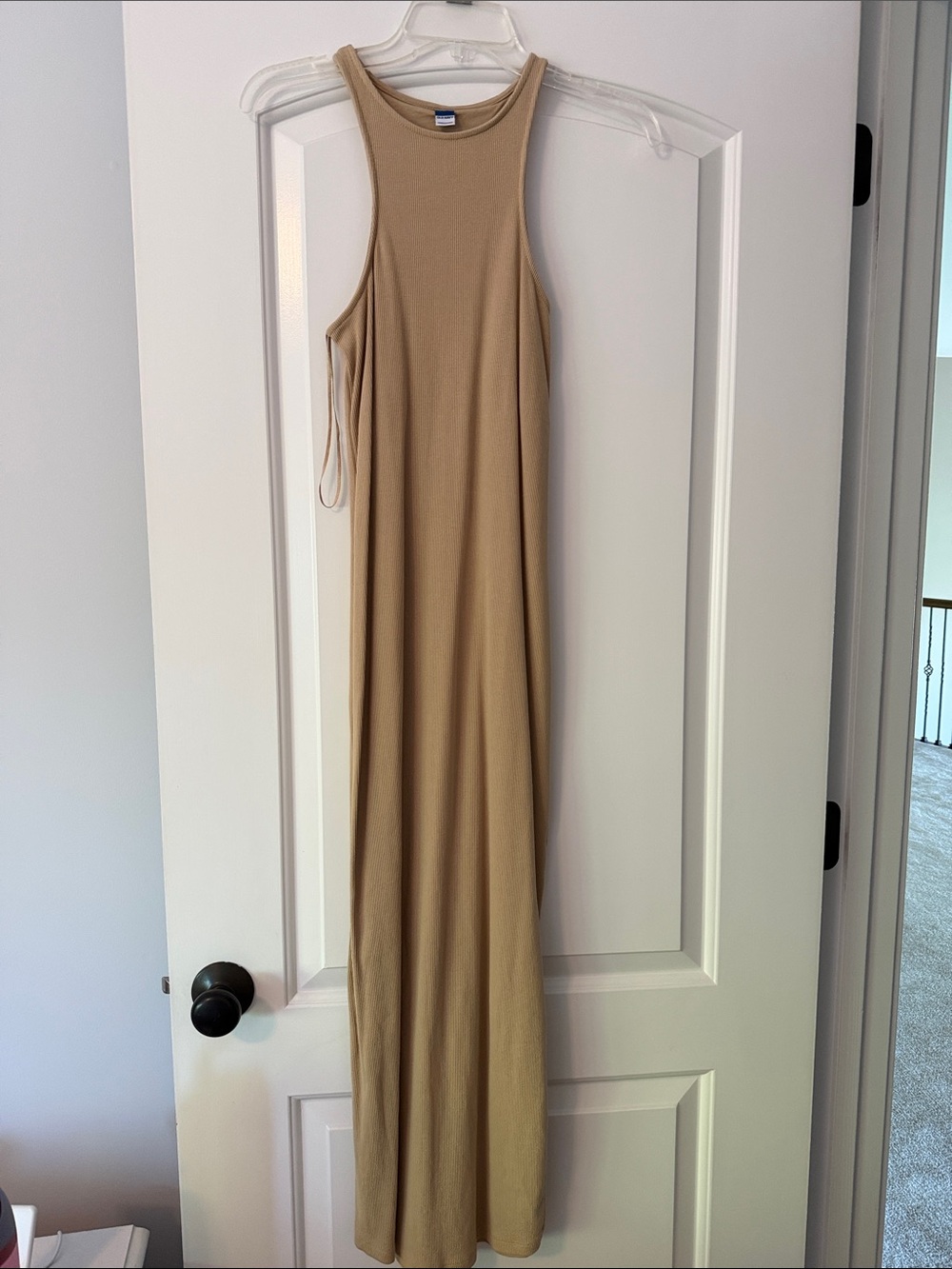 Old Navy Tan Sleeveless Maxi Dress